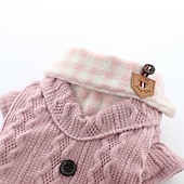 ieftine Pulovere-Câini Haine Pulovere Σακάκι Jumper Drăguţ Casul Zilnic Iarnă Cald Casul / Zilnic for Corgi Shiba Inu Bichon Frise Snautzer Pomeran