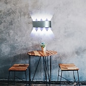 preiswerte Einbau-Wandleuchten-Lightinthebox 8-flammige 19 cm LED-Wandleuchte, moderne Wandleuchte im Mini-Stil, Innenbereich, Flur, Aluminium, dekorative Wandleuchte, integrierte Beleuchtung, Beleuchtung, 85–265 V, 8 W