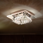 זול אורות תקרה-1-אור 21(8 אינץ' תקרה תאורת LED להתקנה שטוחה מנורות מתכת מצופה אלקטרולי מודרני מודרני עכשווי 90-240v