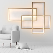 cheap Dimmable Ceiling Lights-1-Light 68 cm Wall Light / Flush Mount Lights LED Ceiling Light Aluminum Linear Painted Finishes Modern Contemporary 85-265V