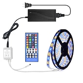baratos luzes de tira à prova d'água-5m 16,4 pés rgbw luz de tira led à prova d'água 300 leds smd 5050 branco quente rgb mudança de cor luz de fundo decoração de festa em casa