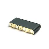 preiswerte Einbau-Wandleuchten-Lightinthebox 8-flammige 19 cm LED-Wandleuchte, moderne Wandleuchte im Mini-Stil, Innenbereich, Flur, Aluminium, dekorative Wandleuchte, integrierte Beleuchtung, Beleuchtung, 85–265 V, 8 W