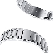 billige Samsung klokkebånd-Klokkerem til Samsung Watch 3 45mm, Galaxy Wacth 46mm, Gear S3 Classic / Frontier, Gear 2 Neo Live Rustfritt stål Erstatning Stropp 22mm Armbånd