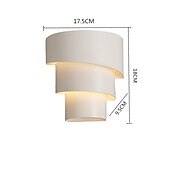 Недорогие Настенные светильники с незаметным креплением-Современный современный Гостиная Металл настенный светильник 110-120Вольт 220-240Вольт