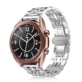 baratos Pulseiras de relógio Samsung-Pulseira de Smartwatch para Samsung Galaxy Watch 5 Pro 45mm 4 Classic 42mm 46mm 3 41mm Active 2 40mm 44mm Gear Sport S3 Frontier S2 2 Neo Live Aço Inoxidável Relógio inteligente Alça Banda de metal