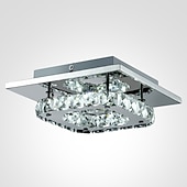 זול אורות תקרה-1-אור 21(8 אינץ' תקרה תאורת LED להתקנה שטוחה מנורות מתכת מצופה אלקטרולי מודרני מודרני עכשווי 90-240v