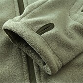 billiga Herrjackor och -rockar-herr varm militär taktisk jacka sport fleece huva jacka vinter äventyr jacka rockar utomhus vindtät flera fickor lätt jacka med hel dragkedja trenchcoat topp camping jakt fiske