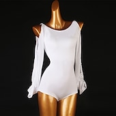 halpa Harjoitusvaatteet-Salitanssi Trikoot / Kokopuku Jaettu liitos Naisten Kouluts Pitkähihainen Korkea Spandex