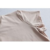 billiga Bodysuits-Dam Vanligt Kroppsdräkt Grundläggande Ensfärgat Kortärmad Rund hals Knappar Dagligen Utekväll Smal Svart Vit Rodnande Rosa Sommar