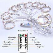 Χαμηλού Κόστους Τροφοδότηση με USB-κομψή δεξίωση γάμου πάρτι 3mx3m 3mx2m usb led φωτάκια χορδών κουρτίνας τηλεχειριστήριο νεράιδα φώτα νέο έτος Χριστουγεννιάτικη γιορτή του Αγίου Βαλεντίνου υπαίθρια διακόσμηση σπιτιού γάμου