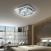 זול אורות תקרה-1-אור 21(8 אינץ' תקרה תאורת LED להתקנה שטוחה מנורות מתכת מצופה אלקטרולי מודרני מודרני עכשווי 90-240v