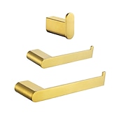 halpa Pyyhetangot-kylpyhuonetarvikesarja -pyyhetanko wc-paperipidike viittakoukku-ruostumaton teräs vähähiilinen teräs metalli seinään kiinnitetty