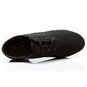 economico Scarpe per balli latini-Per uomo Scarpe per balli latini Fai pratica con le scarpe da ballo Prestazioni Feste Al coperto Con lacci Mezzepunte Soletta più morbida Tacco spesso Con lacci intrecciali Nero