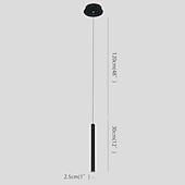billige Øylys-1-lys 2 stk/lot led pendel lys downlight alumnium maleri 5w varm hvit / hvit led lyskilde inkludert / led integrert/ mini stil for spisestue soverommet