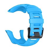 זול להקות שעונים אחרות-צפו בנד ל Suunto Ambit 3S 3R 3P 2S 2R 3 2 1 Peak Sport Run סיליקוןריצה תַחֲלִיף רצועה אלסטי נושם רצועת ספורט צמיד