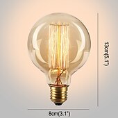 voordelige Gloeilamp-ecolight® e27 40w 3700k warm witte loft retro industriële gloeilamp edisonlamp (ac220 ~ 265v)