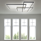 cheap Dimmable Ceiling Lights-1-Light 68 cm Wall Light / Flush Mount Lights LED Ceiling Light Aluminum Linear Painted Finishes Modern Contemporary 85-265V