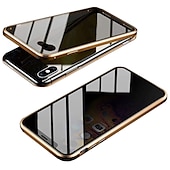 זול נרתיקים לאייפון-case טלפון לאייפון 16 אייפון 15 פרו מקס פלוס אייפון 14 13 12 11 פרו מקס פלוס מיני X XR XS מקס 8 7 פלוס ספיגה מגנטית הגנת גוף מלאה כפולה נגד הצצה זכוכית מזוגגת מתנות ליום האב