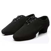 cheap Latin Shoes-Classic Black Lace-Up Dance Shoes for Women - Comfortable Ballroom and Latin Dance Heels