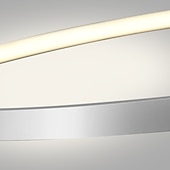 levne Kruhový design-1-světelný 60cm 24“ led závěsný lehký kovový akrylový kruh design chrom moderní současný 110-120v 220-240v