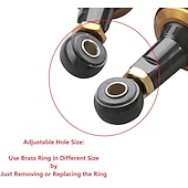 preiswerte Motorrad- &amp; Geländewagenteile-RFY Universal 320mm 12,5 Zoll Motorrad Stoßdämpfer hinten Federung für Honda / Yamaha / Suzuki / Kawasaki für Motorroller ATV Quad Dirt Bike