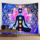 halpa Mandala Matto-mandala boheemi iso seinä kuvakudos taide sisustus huopa verho riippuva koti makuuhuone olohuone asuntolan sisustus boho hippi psykedeelinen kukka kukka lootus buddha intialainen