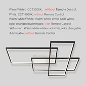 cheap Dimmable Ceiling Lights-1-Light 68 cm Wall Light / Flush Mount Lights LED Ceiling Light Aluminum Linear Painted Finishes Modern Contemporary 85-265V