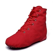 preiswerte Jazztanzschuhe-schwarze High-Top-Tanzschuhe zum Schnüren für Profis – bequeme, flexible Sohle für Ballett, Jazz und Bühnenauftritte