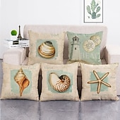 billige Folk stil-1 sett med 5 stk kastepute dekker moderne dekorativ kast putevar pute tilfelle for rom soverom sovesofa bil, 18 * 18 tommer 45 * 45 cm