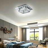 זול אורות תקרה-1-אור 21(8 אינץ' תקרה תאורת LED להתקנה שטוחה מנורות מתכת מצופה אלקטרולי מודרני מודרני עכשווי 90-240v