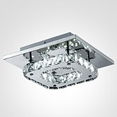 זול אורות תקרה-1-אור 21(8 אינץ' תקרה תאורת LED להתקנה שטוחה מנורות מתכת מצופה אלקטרולי מודרני מודרני עכשווי 90-240v