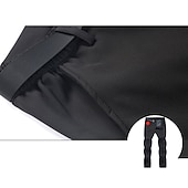 abordables Pantalones y shorts-Hombre Pantalones para senderismo Pantalones con forro polar Pantalones de protección Invierno Al aire libre Estándar Mantiene abrigado Impermeable Resistente al Viento Forro Polar Pantalones