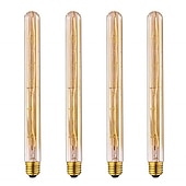 Недорогие Лампы накаливания-6шт 4шт регулируемая винтажная лампа Эдисона лампа накаливания e27 t300 40 Вт люстра подвесной светильник 220-240 В