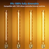 cheap Incandescent Bulbs-10pcs Dimmable Vintage Edison Bulb E27 T300 40W Chandelier Pendant Lights 220V LED Lamp Incandescent Light Rope Lamp
