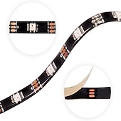 billige vanntette stripelys-rgbic stripe lys 5m 10m led lys stripe 150-300 lysdioder 16 millioner drømme farge skiftende hjem utendørs dekorasjon vanntett jul