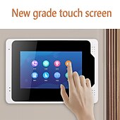 cheap Video Door Phone Systems-WIFI / Wired &amp;amp; Wireless Recording 7 inch Hands-free One to One video doorphone