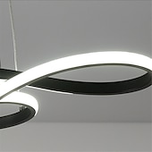 economico Design della linea-luci l.t. 1 luce 75 cm lampada a sospensione dimmerabile in acrilico lampadario a led design nota regolabile moderno per illuminazione domestica soggiorno solo dimmerabile con telecomando