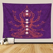 billige boho billedvev-indisk syv chakra meditasjon billedvev yoga studio billedvev romdekorasjoner indre fred veggteppe reiki åndelig helbredende gave
