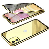 お買い得  iPhone用ケース-電話 ケース 用途 iPhone 16 iPhone 15 プロマックスプラス iPhone 14 13 12 11 Pro Max Mini X XR XS Max 8 7 Plus 磁気吸着ケース 全身保護 両面 耐衝撃 強化ガラス メタル