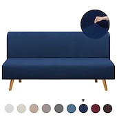 baratos Capa do sofá futon.-capa de futon capa de sofá elástica capa de sofá de amor capa de sofá para cães animal de estimação, capa de sofá-cama capa de sofá lavável protetor de móveis macio durável