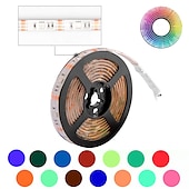 cheap USB Strip Lights-App Intelligent Control Bluetooth Mesh Smart Led Lights Strip 1M 2M 3M 4M 5M 5050 RGB SMD 30 LEDs Per Meters with IR 24 Key Controller USB Port DC5V