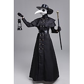 preiswerte Herren Kollektion-Cosplay Kostüm Pestdoktor Mittelalterlich Urlaubskleid Erwachsene Herren Damen Karneval Festival Verkleiden