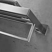 Недорогие Держатели для полотенец-Держатель для полотенец / Полка для ванной Многослойный / Креатив Современное Нержавеющая сталь 1шт - Ванная комната На стену