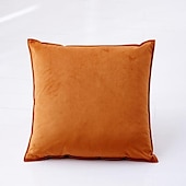 cheap Textured Throw Pillows-Decorative Toss Pillows 1 Pc Luxury Velvet Solid Color Pillow Case Cover Living room Bedroom Sofa Cushion Cover Outdoor Cushion for Sofa Couch Bed Chair Pink Blue Sage Green Purple