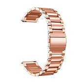 billige Samsung klokkebånd-Klokkerem til Samsung Watch 3 45mm, Galaxy Wacth 46mm, Gear S3 Classic / Frontier, Gear 2 Neo Live Rustfritt stål Erstatning Stropp 22mm Armbånd