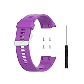 cheap Garmin Watch Bands-Watch Band for Garmin Forerunner 35/30, Approach S10 Silicone Replacement  Strap Breathable Sport Band Classic Buckle Wristband