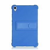 billige lenovo saker-Tablett Etuier Covere Til Lenovo M8 FHD / HD TB-8505/8506/8705 med justerbar støtte Helkroppsbeskyttende Støvtett Silikon