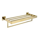 Недорогие Держатели для полотенец-Держатель для полотенец / Полка для ванной Многослойный / Креатив Современное Нержавеющая сталь 1шт - Ванная комната На стену