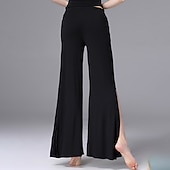 billige Bukser-Latindans Bukser Splitt Fast Dame Trening Ytelse Naturlig Hovedstad