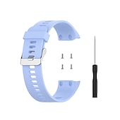 cheap Garmin Watch Bands-Watch Band for Garmin Forerunner 35/30, Approach S10 Silicone Replacement  Strap Breathable Sport Band Classic Buckle Wristband